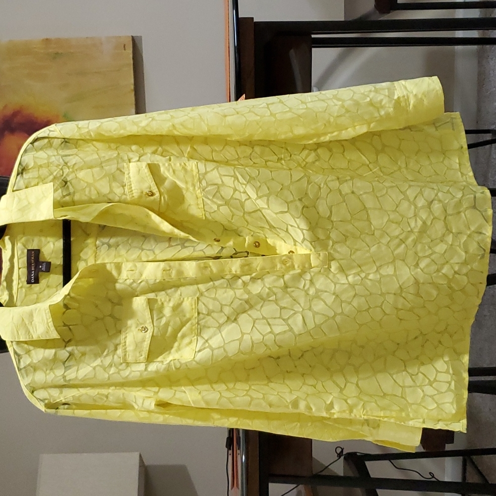 Dana Buchman yellow tunic tops